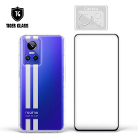T.G realme GT Neo3 手機保護超值3件組(透明空壓殼+鋼化膜+鏡頭貼)