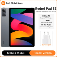 Global Version Xiaomi Redmi Pad SE 8GB 256GB Snapdragon 680 Octa Core 11" 90Hz FHD+ Display 8000mAh Battery Mi Tablet