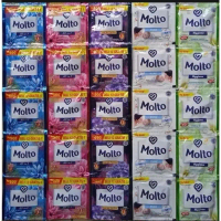 72 sachet/6 renceng Molto Pewangi Pakaian 500an Pelembut Pakaian