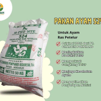 (50 kg) VOER PAKAN AYAM 524 Untuk Ras Petelur Per Karung 50 kg Konstentrat Bagus Unguk Ayam Petelur 