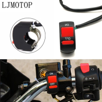 Universal Motorcycle Switches Connector Handlebar Switche ON/OFF Button For Suzuki RMX250 RMZ250 RMZ450 DRZ400SM DR250 DJEBEL