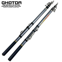 Trout Carp Fishing Spinning Rod 1.5/1.8/2.1/2.4/2.7/3M Rock Fishing Rod Carbon Portable Travel Surf Rod Distance Throwing Rod