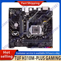 TUF H310M-PLUS GAMING Original Used Desktop H310 H310M DDR4 Motherboard LGA 1151 i7/i5/i3 USB3.0 SATA3