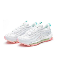 【NIKE 耐吉】W Nike Air Max 97 White Barely Green 白粉 緩震 氣墊 休閒鞋 女鞋 DJ1498-100
