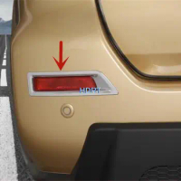 Car-Style Rear Fog Light Frame Exterior Sticker Sequins Lamp Cover Auto Decoration Accessories For Nissan X-Terra X Terra 2018 +