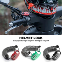 Security Bicycle Lock 4Digit Resettable Combination Cable Lock for Bicycle Mountain Bike Quad Lock Anti-theft Motorcycle Padlock