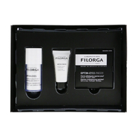 菲洛嘉 Filorga - Les Essentials Filorga 套裝: Optim-Eyes 三合一眼部修護霜 15ml + 柔滑亮澤面膜 15ml + Optim-Eyes活膚眼貼-2對
