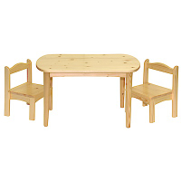 【Comfort House】雲杉學生桌椅組(1桌2椅) 學習桌椅組 實木 和室桌椅 休閒桌椅