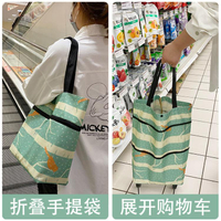 小推車便攜手推車買菜小拉車購物車神器手拉車摺疊超市購物袋家用 「限時免運」
