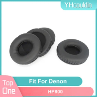 Earpads For Denon HP800 Headphone Earcushions PU Soft Pads Foam Ear Pads Black
