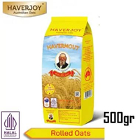 Haverjoy 500gr havermut all varian sarapan sereal gandum instant rolled oat quick cooking coklat cho