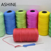 120g/Roll 1.5mm Polyester Rope Polypropylene Cord Macrame Knitting Weaving Plastic Sheet Crochet Thread Gift for Knitter