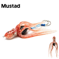 MUSTAD INKVADER OCTOPUS Soft Bait 120g/150g/170g/200g/230g/260g with Assist Hooks Slow Trolling or Slow Pitch Silicone Jigbait
