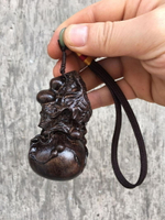 越南沉香木雕葫蘆手把件 多子多福擺件實木雕刻紅木工藝掛件禮品