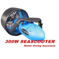 Free Shipping 300W Sea Scooter Dual Speed Water Propeller Diving Sea Scooter Under Water Scooter Blu