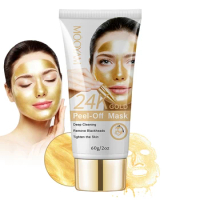 Peel Off Face Masks Skincare 24K Gold Peel-Off Facial Mask Beauty Deep Cleansing Brightening Korean Skin Care Products