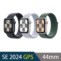 2024 Apple Watch SE2 44mm 鋁金屬錶殼配運動錶環(GPS)