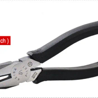 Original Japan KEIBA Vise P-107 175mm (7 inch) Electrician Flat Nose Locking Pliers For Cutting Crimping Clamping Tools