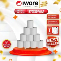 IWARE KERTAS STRUK KASIR PPBO BLUETOOTH 57X30 | 57x40 | 57x50 MM 58MM EDC 57x30 mm