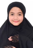 SITI KHADIJAH Siti Khadijah Telekung Modish Asanoha Youth In Black