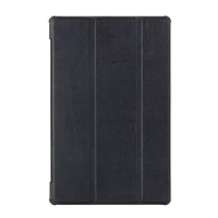 Tablet Case for Lenovo M10 Plus TB-X606F 10.3 Inch Flip Leather Case PU Leather Case Tablet Stand (Black)