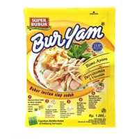 SUPER BUBUR BURYAM [1 RENTENG Isi 10 Sachet @ 22g] - Bubur Ayam Instan Kebaikan Beras Asli Sarapan M