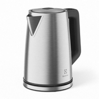 特賣【Electrolux 伊萊克斯】極致美味 500 智能溫控電茶壺-1.7L 不鏽鋼色