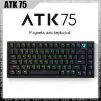 Mechanical Keyboard Vxe ATK75 68 Keys Magnetic Switch ATK 75 USB E-Sports Gamer Rgb Backlit Gasket V Hub Gaming Pc Accessories