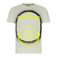 【Stone Island】圓領短袖T恤-白色(S號、L號、XL號)