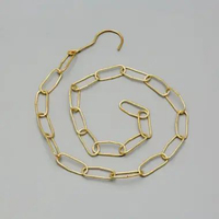 KS Gantungan Hanger Rantai Gantung Untai Bahan Besi Anti Karat Gold