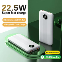 Portable Charger Powerbank, External Battery, PD 20W Fast Charging for iPhone 13, Xiaomi Mi, 20000mAh, 22.5W, SCP, 10000 mAh