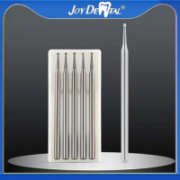 1Box JOY DENTAL Carbide Bur Drill Round Type HP2/3/4/8 Fit for Straight Handpiece or Micro Motor Handpiece