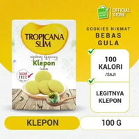 Tropicana Slim Klepon Cookies 5 Sch - Snack Bebas Gula, 100 Kalori