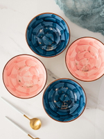 星空碗單個陶瓷湯面碗創意個性家用沙拉甜品碗大號可愛早餐碗餐具