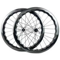 Carbon Wheels Road Bike Wheelset Disc Tubeless Bicycle Wheels 26mm Width Carbon 700c Wheelset