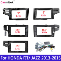 Carmitek 9/10 inch AI Android Car Radio for Honda Jazz Fit 3 GP GK 2013-2015 Multimedia Player Navigation Dash Facia Adapter