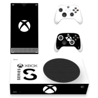 New Skin Sticker Decal Cover for Xbox Series S Console and 2 Controllers Xbox Series Slim XSS Skin Sticker Vinyl
