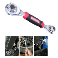 52-in-1 Socket Wrench Set - 8-19mm Non-Slip Handle & Rotating Bone Design
