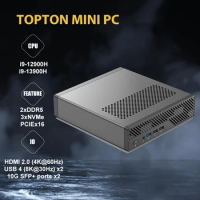 Minisforum MS-01 WorkStation High-performance Intel 13th Gen i9 13900H 12900H Mini Pc Efficient Cooling Design 64GB DDR5 6TB SSD