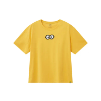 【GIORDANO 佐丹奴】女裝小小兵聯名短袖上衣 minions系列(52 水仙花黃)