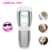 Lescolton Sapphire IPL Hair Removal Machine Women Men Home Photoepilation Painless Facial Ice mode Pulsed Light Epilator