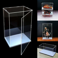 Openable Display Case for Collectibles Assemble Acrylic Box for Display Action Figures Storage &amp; Organizing Blind Box Toys