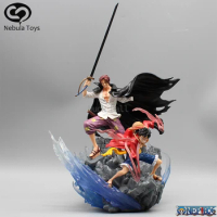 One Piece Anime Figures Luffy Figure Shanks Figurine Action Statue Gk Models Dolls Peripherals Statue Kids Toys Birthday Gifts