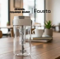 Fausta Botol Minum Infus dengan sedotan lipat uk 800ml JMB08 Putih