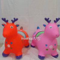 Animal Jumping Music Karet Rusa Motif (Sni) / Mainan Kuda Kudaan Anak Terlaris