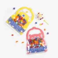 200 Pieces Portable Monster Sweet Zipper Bags Cute Cookie Wrappers