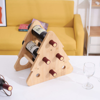 木質家用紅酒架擺件創意葡萄酒架實木酒瓶收納架紅酒陳列架展示架