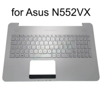 UK Latin Keyboard Palmrest Upper Case for Asus N552 N552V N552VX-1A FY103T FW027T FY209D, VivoBook Pro 15 90NB09P1-R31LA0 R32UK0