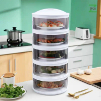 ZTQS HX616 ถูกที่สุด ชั้นเก็บอาหาร คอนโดเก็บอาหาร ที่ใส่กับข้าว สไลด์เปิด-ปิด เก็บอุณหภูมิ ถนอมอาหาร