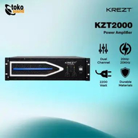 Krezt KZT 2000 - 2 Channel Power Amplifier 2000 Watt